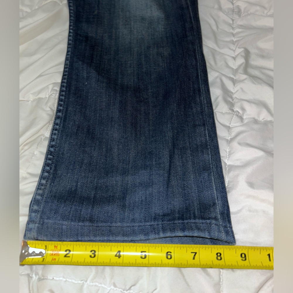 Paige Normandie Straight Men's Jeans 38 X 28 Stingray Dark Blue Fits 42 x 28 - Picture 3 of 10